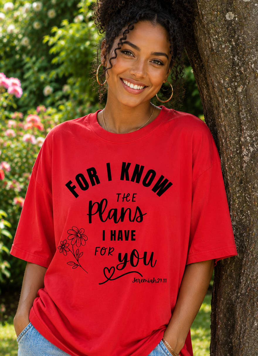 I know the plans I have for you says God Jeremiah 29: 11